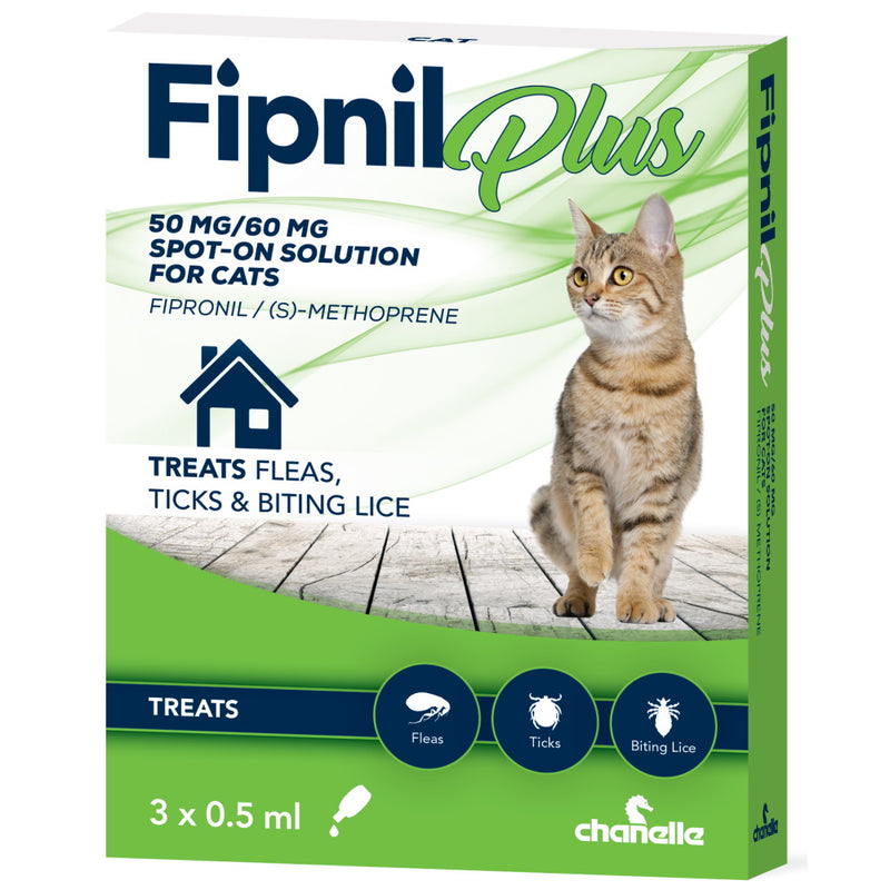 Fipnil Plus For Cats (3 pipettes)