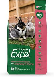 Burgess Excel Mature Rabbit Cranberry & Thyme Food (1.5kg)